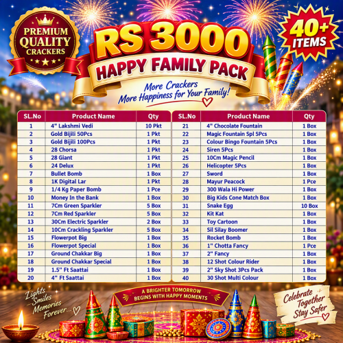 ₹3000 Happy Family Pack